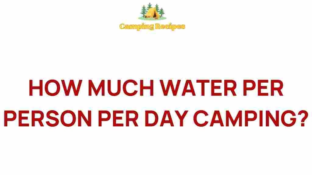 how-much-water-camping