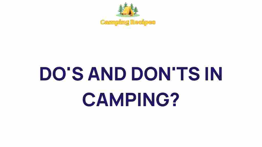 camping-tips-dos-and-donts