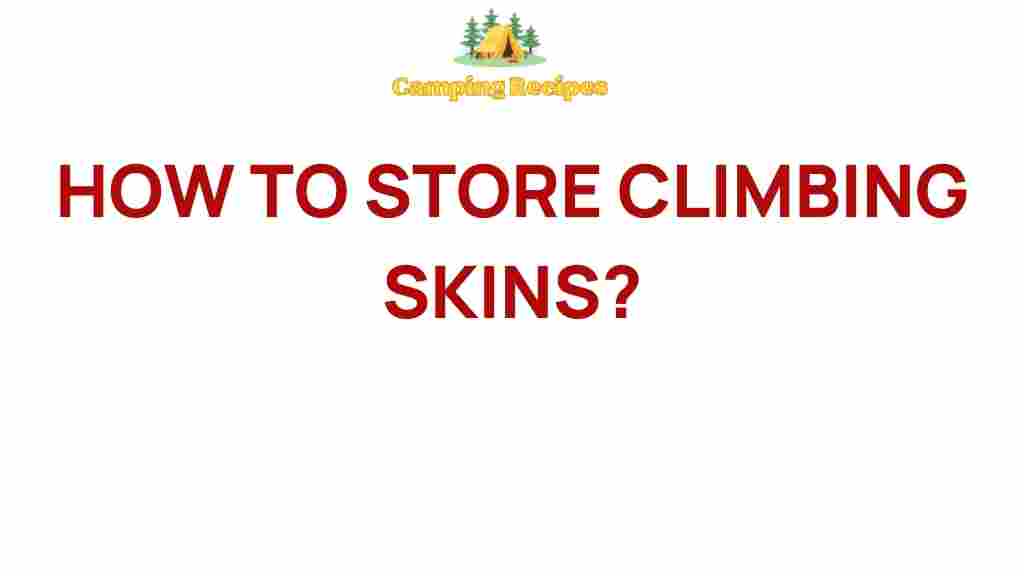 how-to-store-climbing-skins