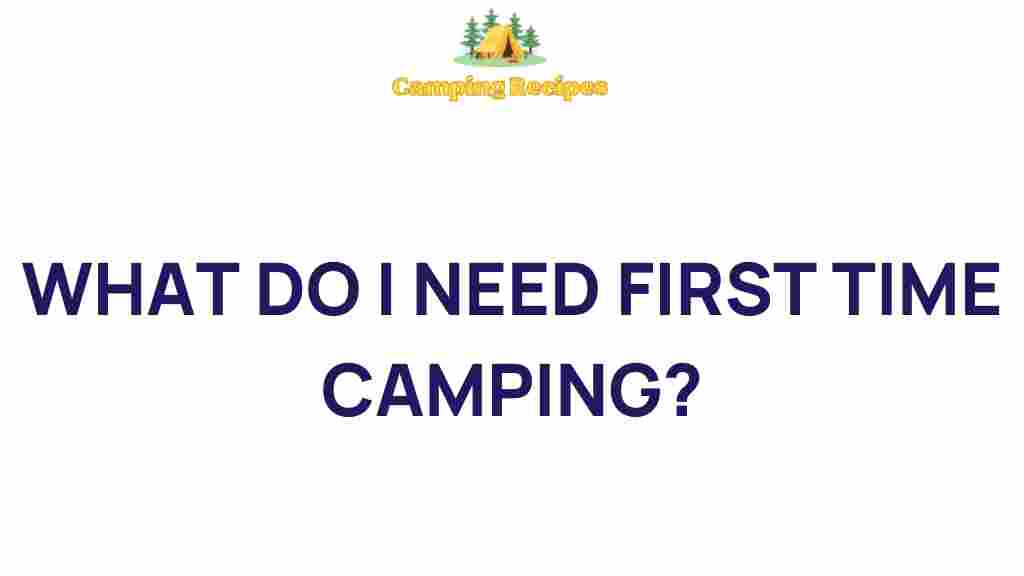 first-time-camping-gear