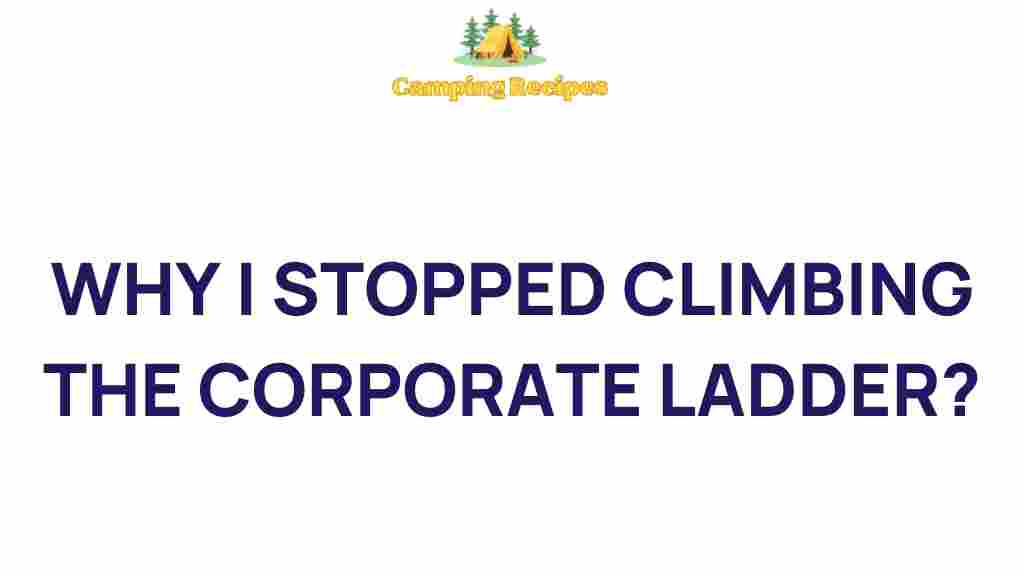 corporate-ladder-career-change